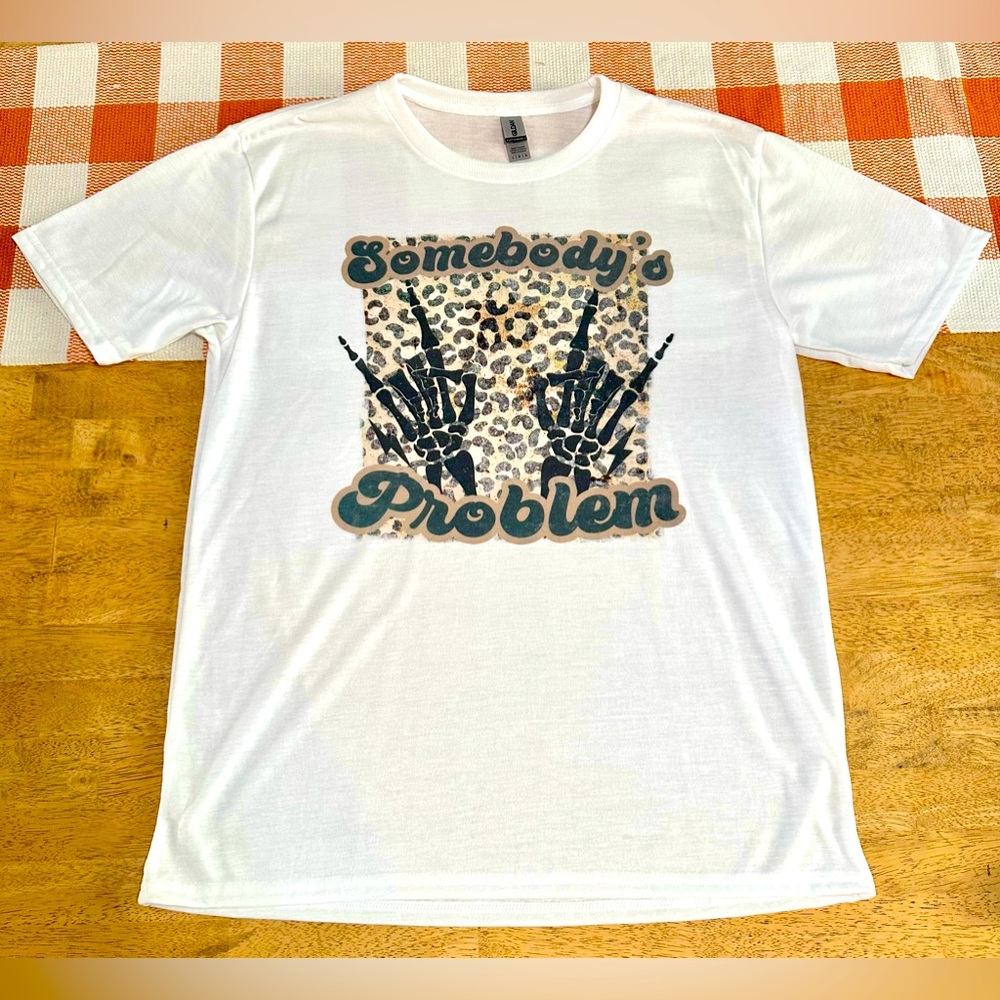 New Country Western Short Sleeve Tee Women’s Unisex Fit Size Large